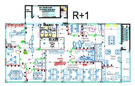 plan amennagement 2D