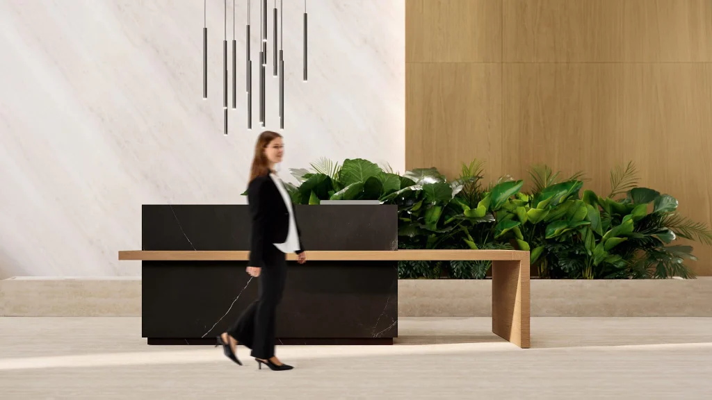 martex office kyo reception gres banque d'accueil